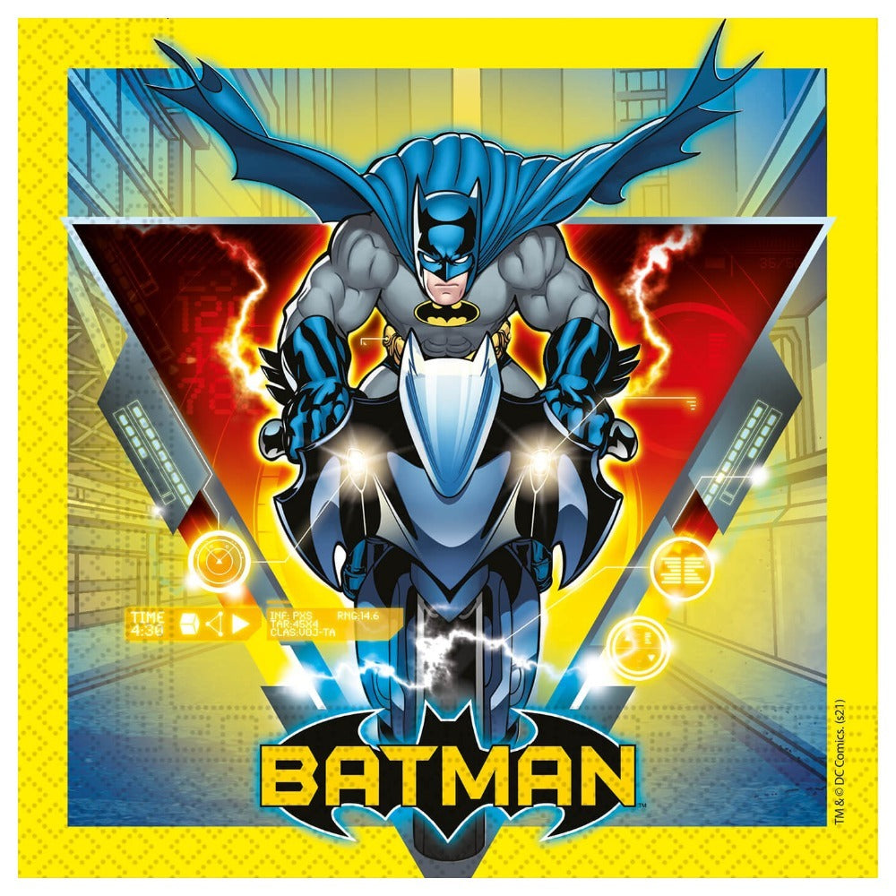 Set 20 Servetele Hartie 33x33cm Batman Rogue Rage