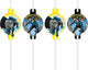 Set 4 Paie de Bautura cu medalion Batman Rogue Rage