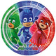 Set of 8 Party Plates 23cm PJ Masks