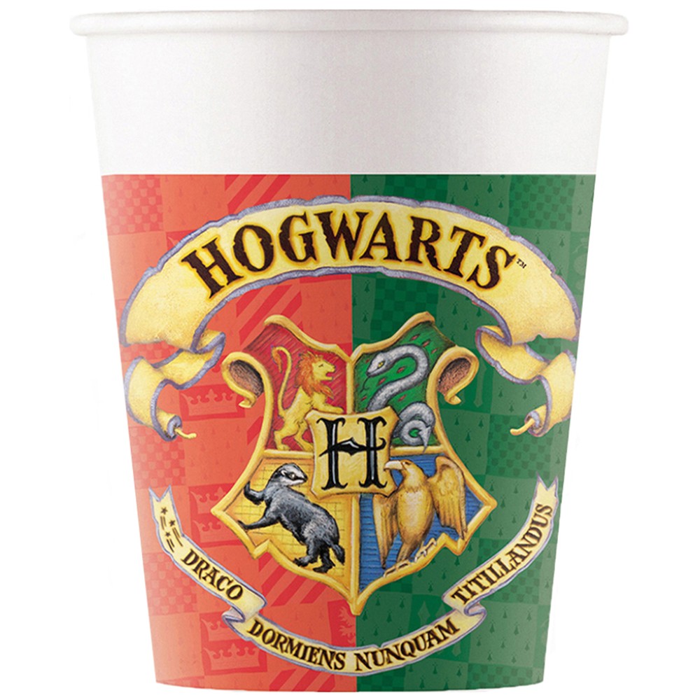 Set of 8 Party Cups 200ml Harry Potter