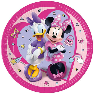 Set of 8 Party Plates 23cm Disney Minnie Junior