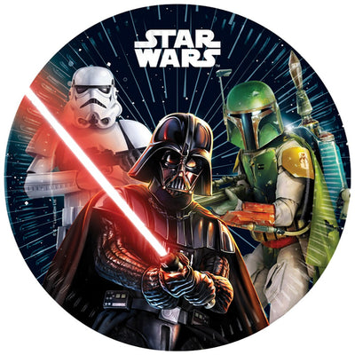 Set 8 Farfurii Petrecere 23cm Star Wars Galaxy