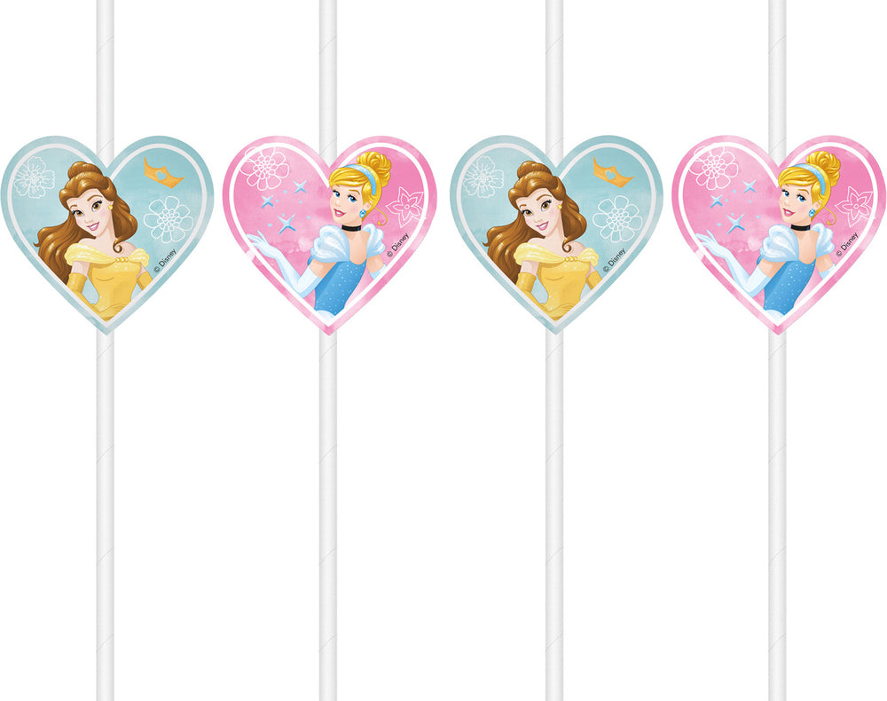 Set 4 Paie de Bautura cu medalion Printese Disney