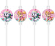 Set 4 Paie de Bautura cu medalion Patrula Catelusilor Skye si Everest