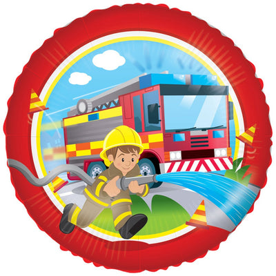 Foil Balloon 46cm Firefighters