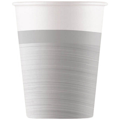 Set 8 Pahare Petrecere 200ml Argintii