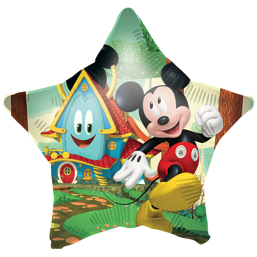 Balon Folie Stea 46cm Mickey Rock the House