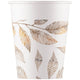 Set of 8 Party Cups 200ml Leafs