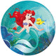 Set 8 Farfurii Petrecere 23cm Disney Ariel Mica Sirena