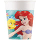 Set 8 Pahare Petrecere Carton 200ml Disney Ariel Mica Sirena