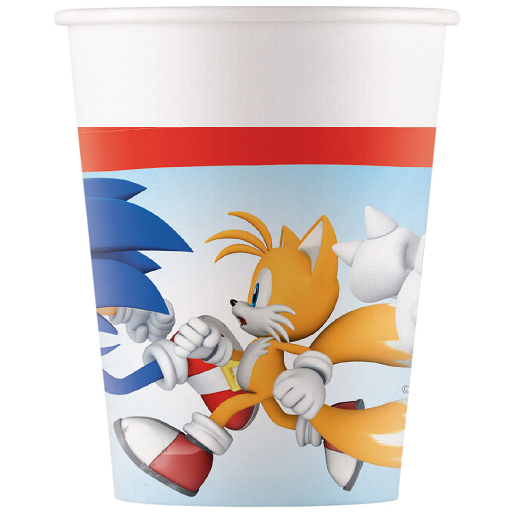 Set of 8 Party Cups 200ml Sonic