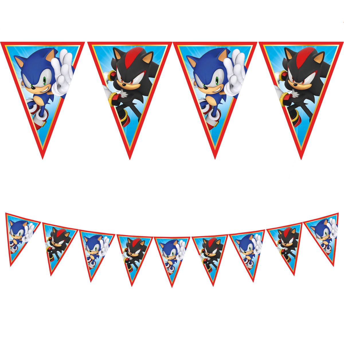 Sonic Pennant Party Banner