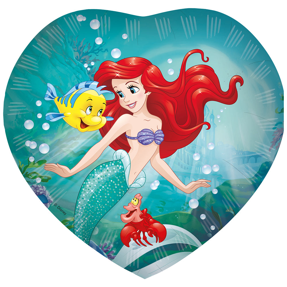 Foil Balloon 46cm Heart Ariel