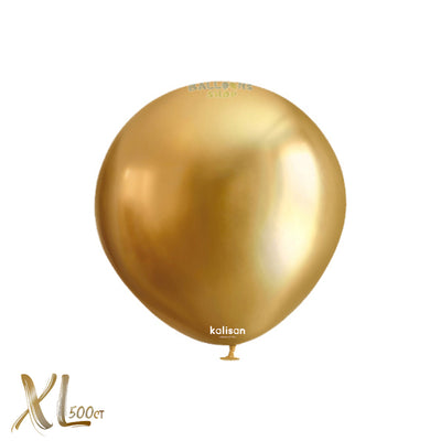SET 500 Baloane Latex 13cm Mirror Gold XL 5001