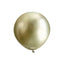 Baloane latex 13cm Mirror Green Gold Kalisan 5012