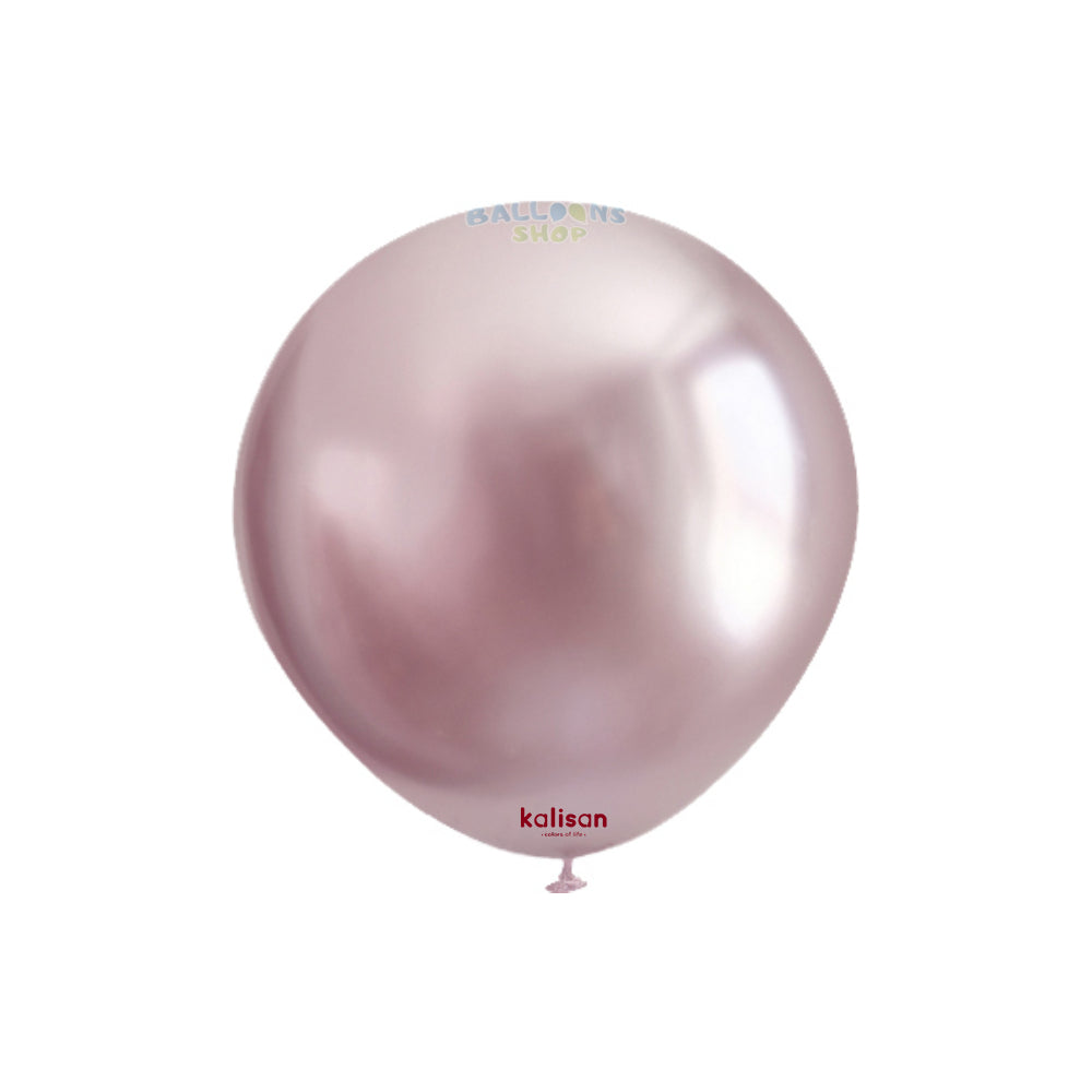 Latex Balloons 13cm Mirror Pink Gold Kalisan 5013