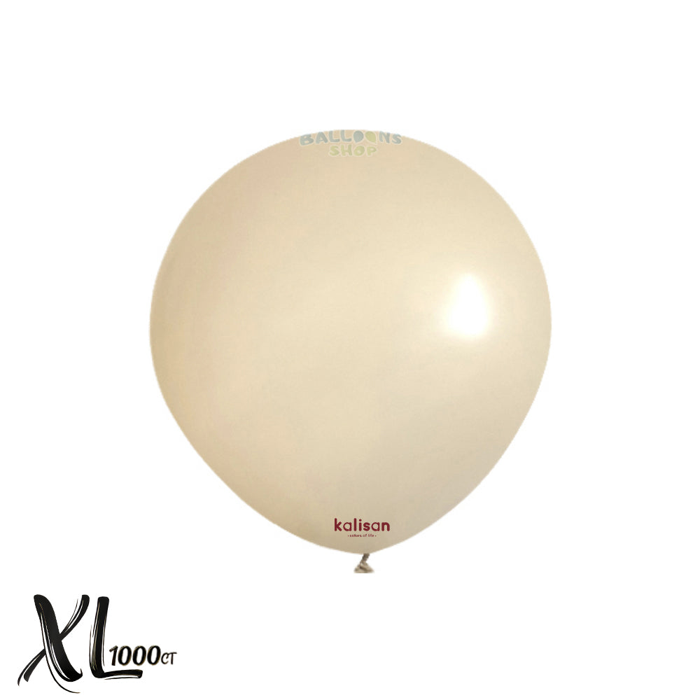 SET 1000 Latex Balloons 13cm White Sand Retro XL 8015