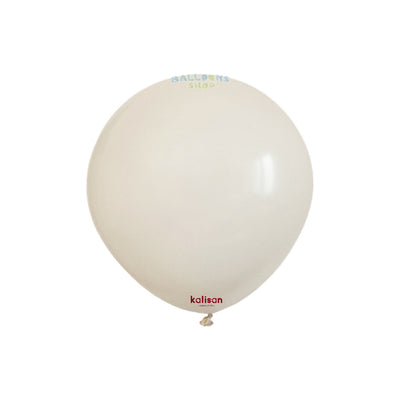Baloane latex 13cm White Retro Kalisan 8018