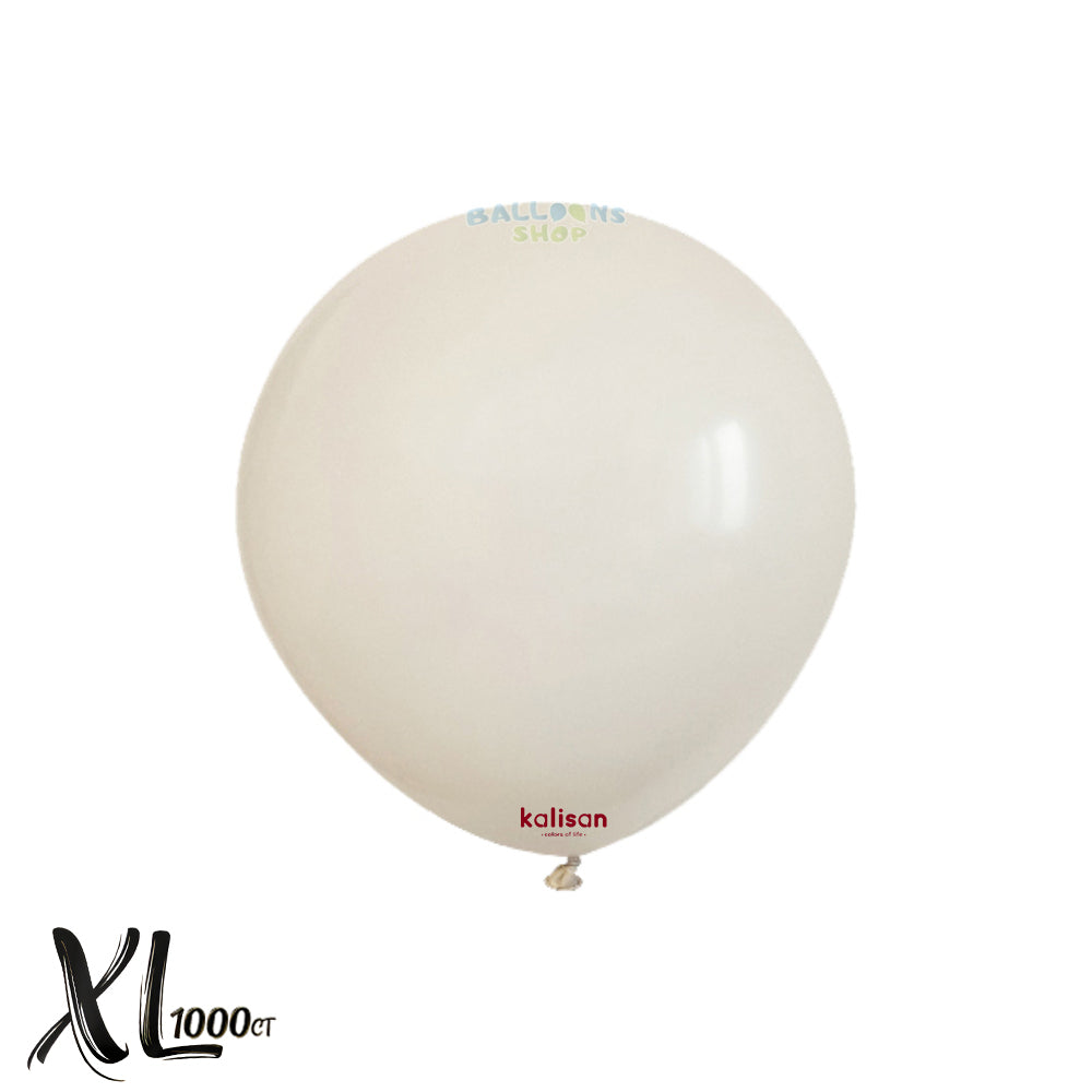 SET 1000 Latex Balloons 13cm White Retro XL 8018