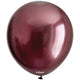 Baloane latex 30cm Mirror Burgundy Kalisan 5016