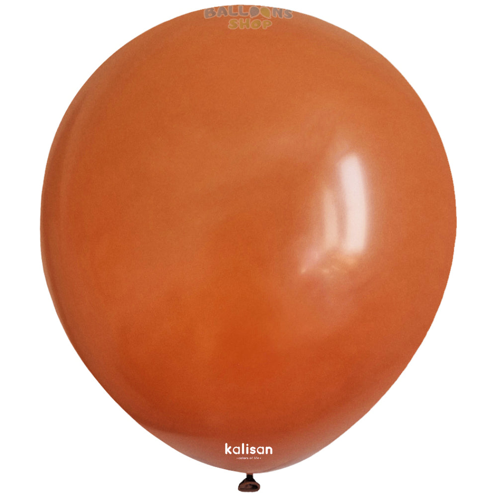 Latex Balloons 30cm Rust Orange Retro Kalisan 8001