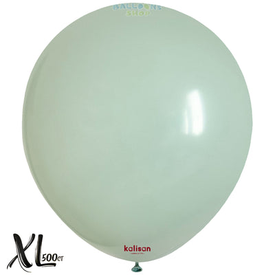 SET 500 Baloane Latex 30cm Winter Green Retro XL 8007