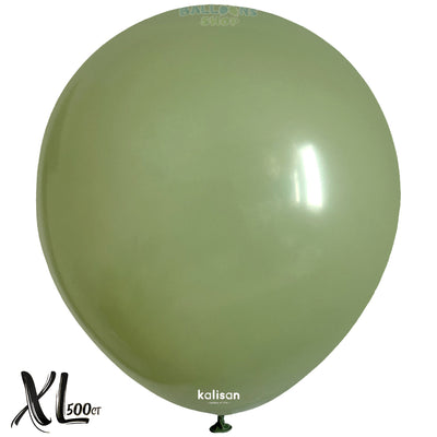 SET 500 Baloane Latex 30cm Eucalyptus Retro XL 8008