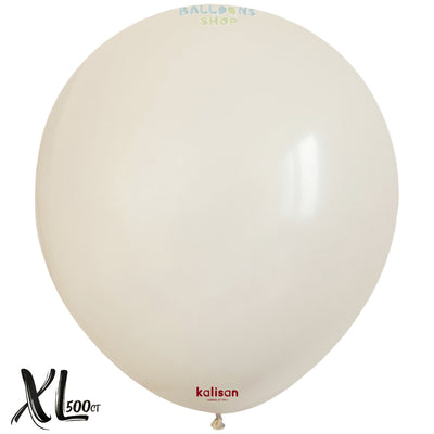 SET 500 Baloane Latex 30cm White Retro XL 8018
