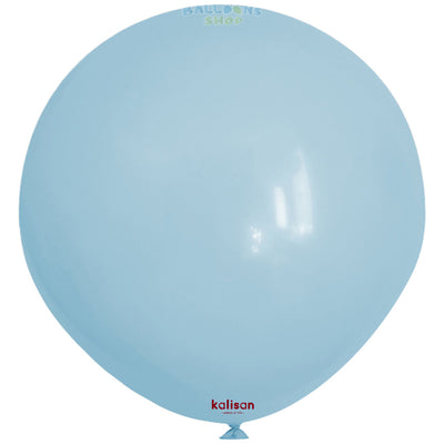 Jumbo Latex Balloon 45cm Blue Macaron 3001
