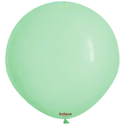 Jumbo Latex Balloon 45cm Green Macaron 3004