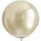 Balon Jumbo Latex 45cm White Gold Mirror 5011 Kalisan