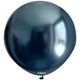 Balon Jumbo Latex 45cm Navy Mirror 5015 Kalisan