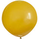 Jumbo Latex Balloon 45cm Mustard Retro 8002