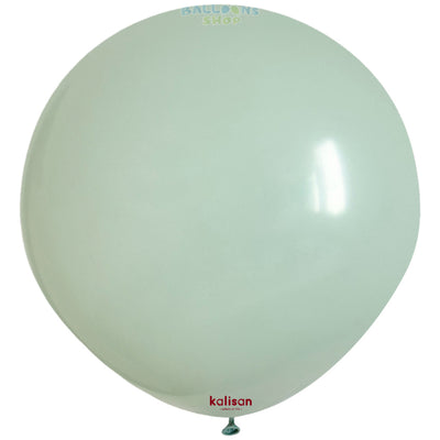 Jumbo Latex Balloon 45cm Winter Green Retro 8007
