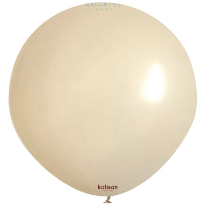 Balon Jumbo Latex 45cm White Sand Retro 8015