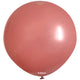 Jumbo Latex Balloon 45cm Rosewood Retro 8017