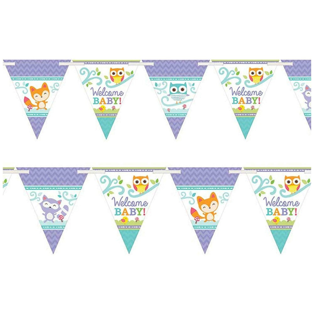Paper Garland Banner - Woodland Welcome AMS 121455