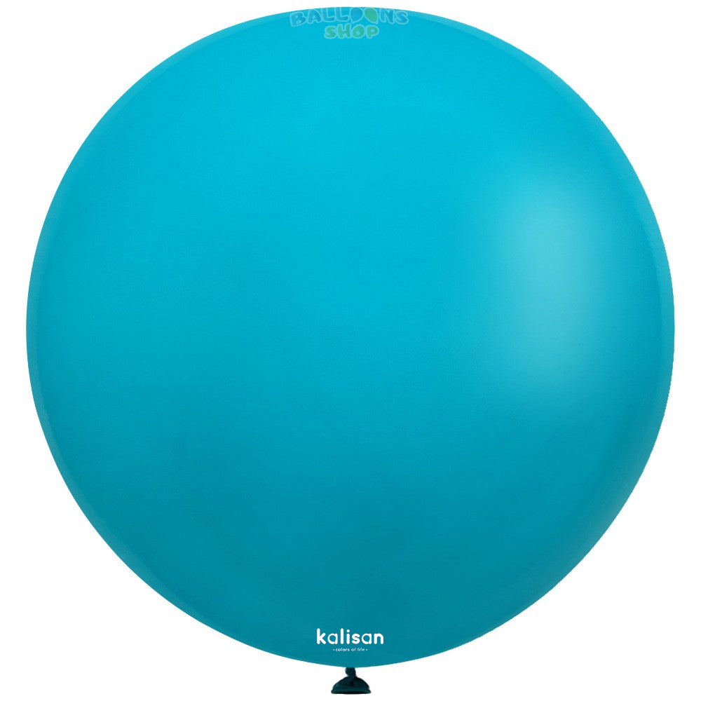 Jumbo Latex Balloon 90cm Turquoise Standard 2318
