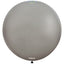 Jumbo Latex Balloon 90cm Standard Grey 2335