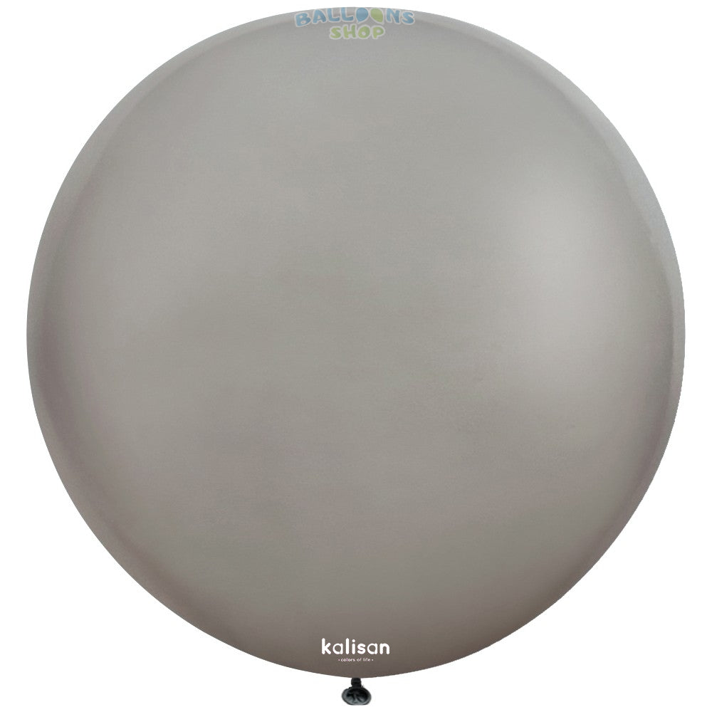 Jumbo Latex Balloon 90cm Standard Grey 2335