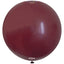 Jumbo Latex Balloon 60cm Burgundy Standard 2340