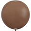 Jumbo Latex Balloon 60cm Chocolate Brown Standard 2345