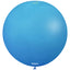 Jumbo Latex Balloon 60cm Caribbean Blue Standard 2347