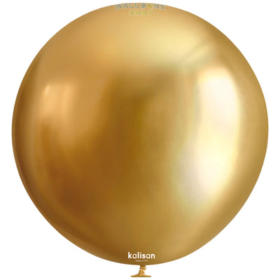 Balon Jumbo Latex 60cm Gold Mirror 5001 Kalisan