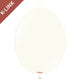 30cm K-Link Retro White Latex Balloons 8018 31280182