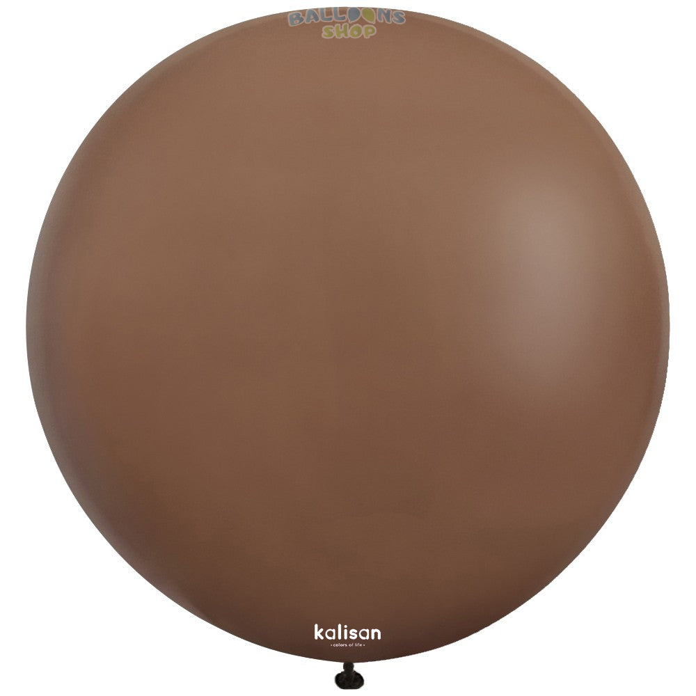 Jumbo Latex Balloon 90cm Chocolate Brown Standard 2345
