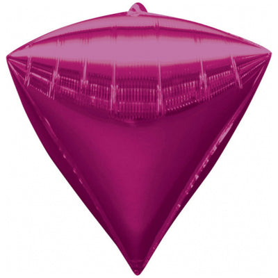 Balon Folie Diamant Fucsia 38x43cm AMS 28341 99