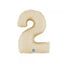 Balon Folie Cifra 2 Satin Cream 36cm