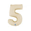 Balon Folie Cifra 5 Satin Cream 36cm