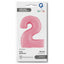 Balon Folie Cifra 2 Pastel Pink 36cm